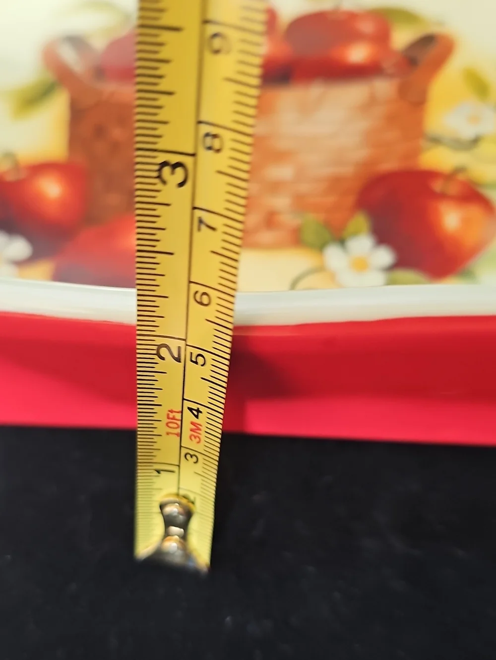 Ceremic Red Apple Baking Dish